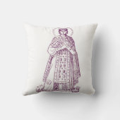 Coussin mosaïque grecque de sainte Agnès de Rome (Verso)
