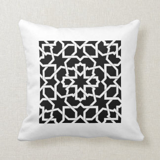 Coussin Mosaïque marocaine de croquis géométrique dans