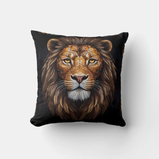 Coussin Mosaïque Zebra Vibrant (Recto)