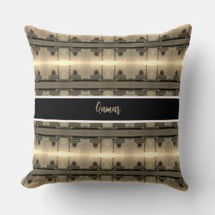 Coussin Mosquée Buniya de Bagdad en Irak vintage