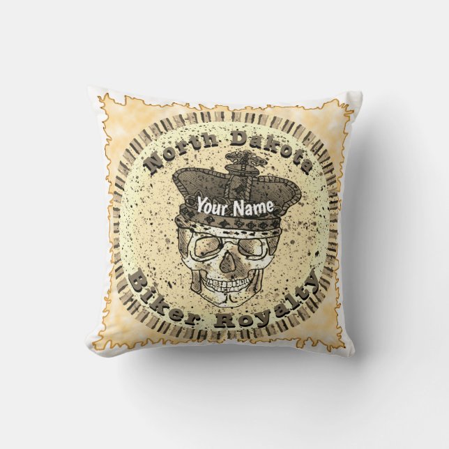 Coussin Motard du Dakota du Nord  (Recto)