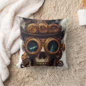 Coussin Moteur de crâne Steampunk (Couverture)