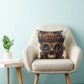 Coussin Moteur de crâne Steampunk (Chaise)