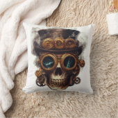 Coussin Moteur de crâne Steampunk (Couverture)