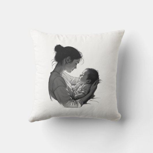 Coussin Mother & Baby artwork (Verso)