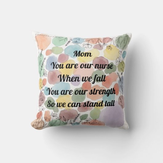 Coussin Mother's Day Poem Throw (Recto)