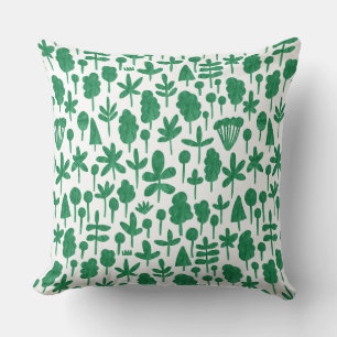 Coussin Motif 051017 - Texturé - Vert herbe