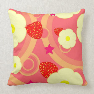 Coussin Motif 2 de fraise