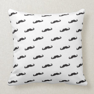Coussin Motif 2 de hippie de moustache