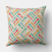 Coussin Motif 3 de cuisine (Verso)