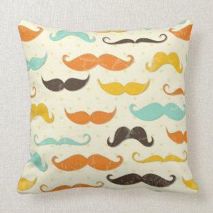 Coussin Motif 3 de moustache