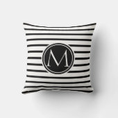 Coussin Motif à bandes fines (Verso)