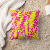 Coussin Motif à bec rose et jaune (Couverture)