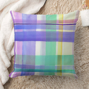 Coussin Motif à carreaux