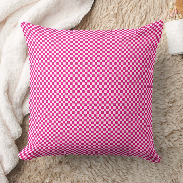 Coussin Motif à carreaux micro-checker (Couverture)