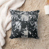 Coussin Motif à écailles noir et blanc pour vache à capuch (Couverture)