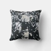 Coussin Motif à écailles noir et blanc pour vache à capuch (Verso)