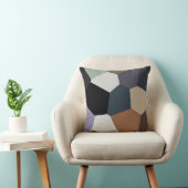 Coussin Motif à tonalité terrestre (Chaise)