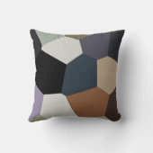 Coussin Motif à tonalité terrestre (Verso)