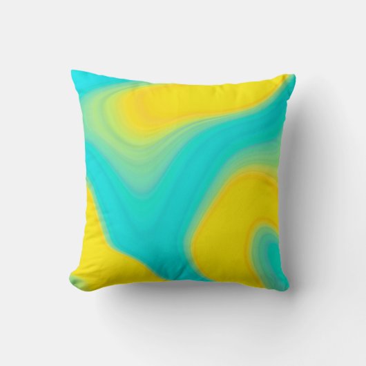 Coussin motif abstrait. (Recto)
