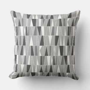 Coussin Motif Abstrait 070721 - Tons de gris