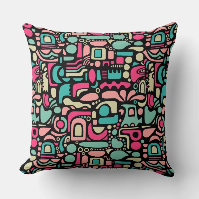 Coussin Motif Abstrait 210515 (Recto)
