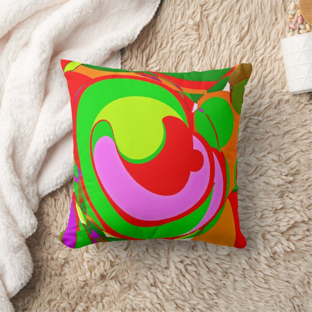 Coussin Motif Abstrait aléatoire (Couverture)