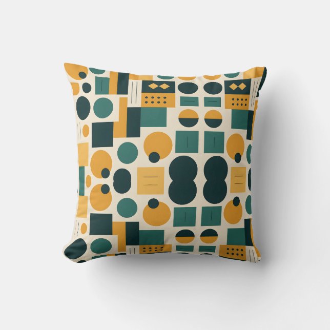 Coussin Motif abstrait Bauhaus (Recto)