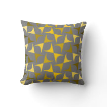 motif Abstrait jaune et gris