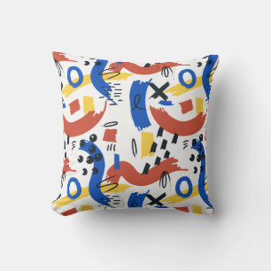 Coussin Motif Abstrait Moderne Propre Artistique Coloré