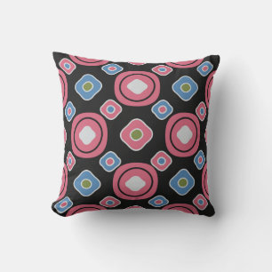 Coussin Motif abstrait sans couture avec l'image d'oval g