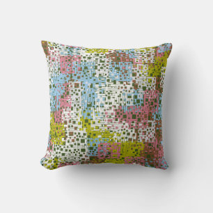 Coussin motif Abstrait sans soudure. Peintures du printemp