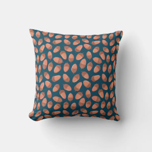 Coussin Motif Acorn bleu