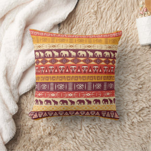 Coussin Motif africain