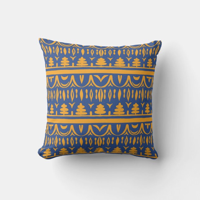 Coussin Motif africain sans faille (Recto)