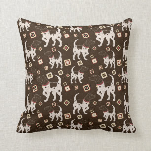 Coussin Motif allemand d'indicateur aux cheveux courts