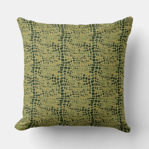 Coussin Motif Alligator