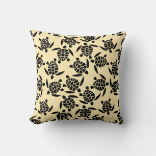 Coussin Motif ambiance plage Motif tortue de mer