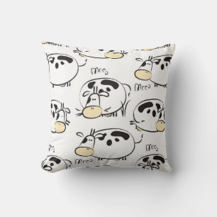 Coussin Motif amusant avec des animaux enfantins. Clip vin