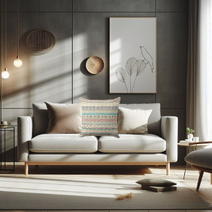 Coussin Motif amusant boho