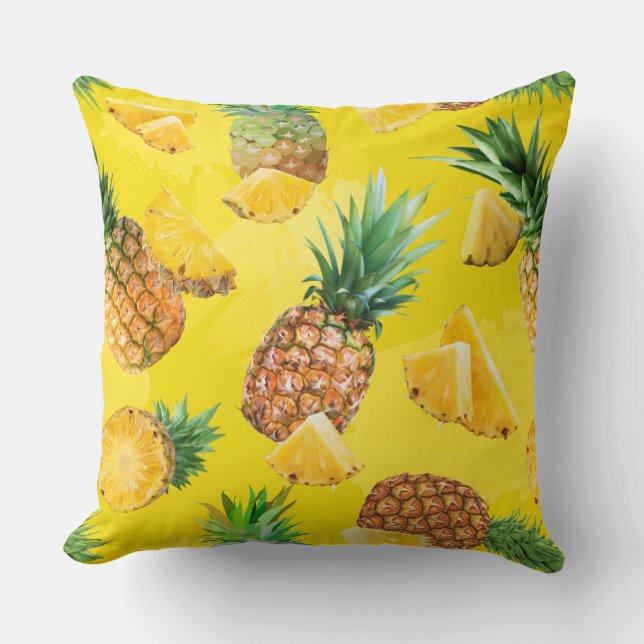 Coussin Motif Ananas 7 (Recto)