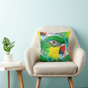 Coussin Motif animal cool - Oiseaux de perroquets 1