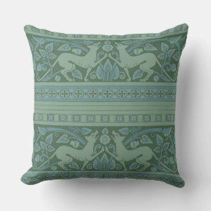 Coussin Motif animalier Art Déco Nouveau Chien Nature