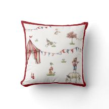 Motif Animaux de Cirque Carnaval Enfants Mignon
