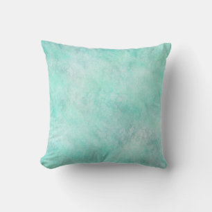 Coussin Motif aquarelle mousse de mer décoration balnéaire
