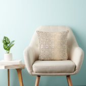 Coussin motif arabe or (Chaise)