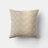 Coussin motif arabe or (Verso)