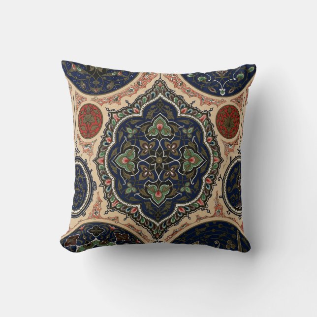 Coussin Motif arabe vintage (Recto)