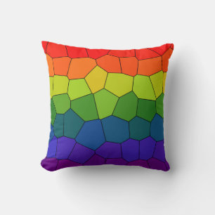 Coussin Motif arc-en-ciel