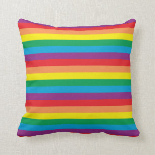 Coussin Motif arc-en-ciel simple